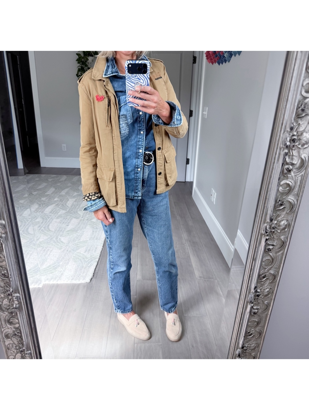 Maison Scotch Women's Linen | Cotton Utility Jacket Size S